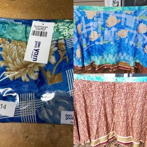 DGY Sari wrap skirt, XL Tea Length